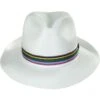 Spring Fever Milan Straw Fedora Hat -Novel Accessories 391404