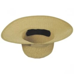 Toyo Straw Braid Facesaver Hat - Toast Tan -Novel Accessories 392175