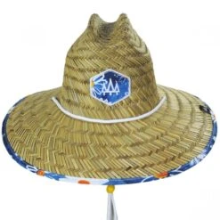 Lazy Dazy Straw Lifeguard Hat