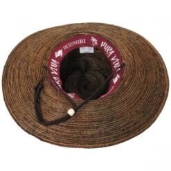 Desire Heart Palm Straw Lifeguard Hat -Novel Accessories 392520