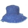 Star Tracker Frayed Cotton Bucket Hat 1 Star Tracker Frayed Cotton Bucket Hat -Novel Accessories 392636