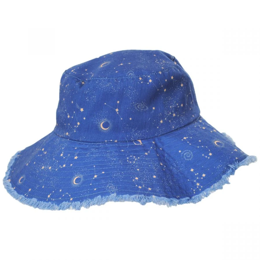 Star Tracker Frayed Cotton Bucket Hat 4 Star Tracker Frayed Cotton Bucket Hat - Image 2
