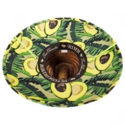 Avocado Coconut Straw Lifeguard Hat 7 Avocado Coconut Straw Lifeguard Hat -Novel Accessories 392669