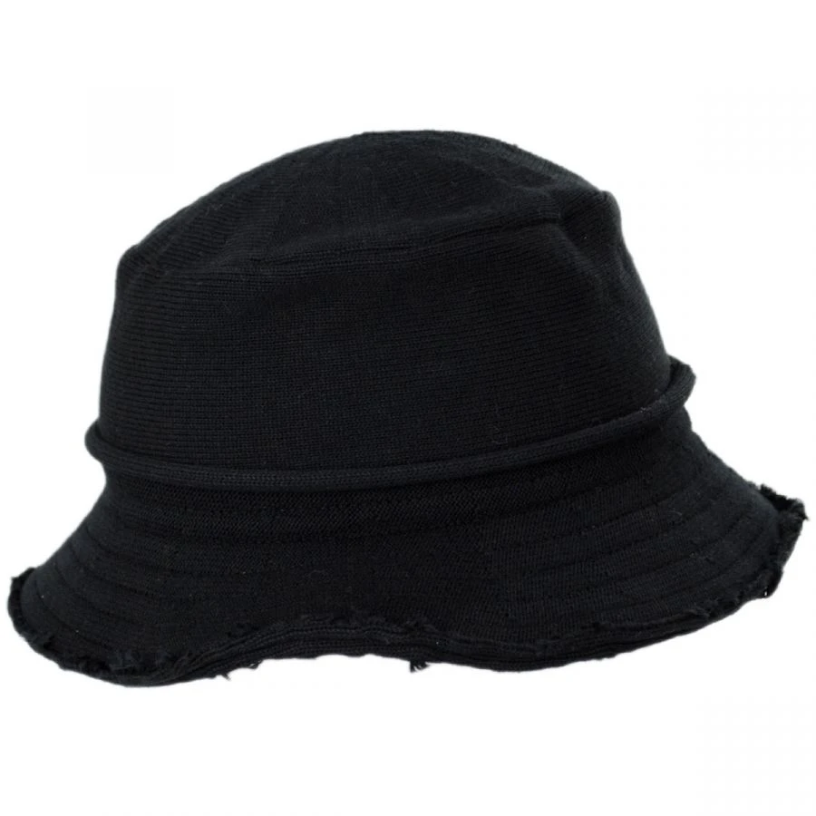 Frayed Edge Cotton Packable Bucket Hat 4 Frayed Edge Cotton Packable Bucket Hat - Image 2