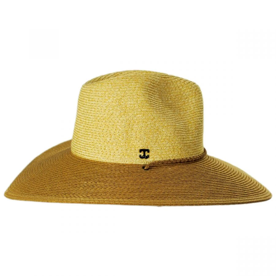Suze Braided Toyo Straw Aussie Hat 4 Suze Braided Toyo Straw Aussie Hat - Image 2