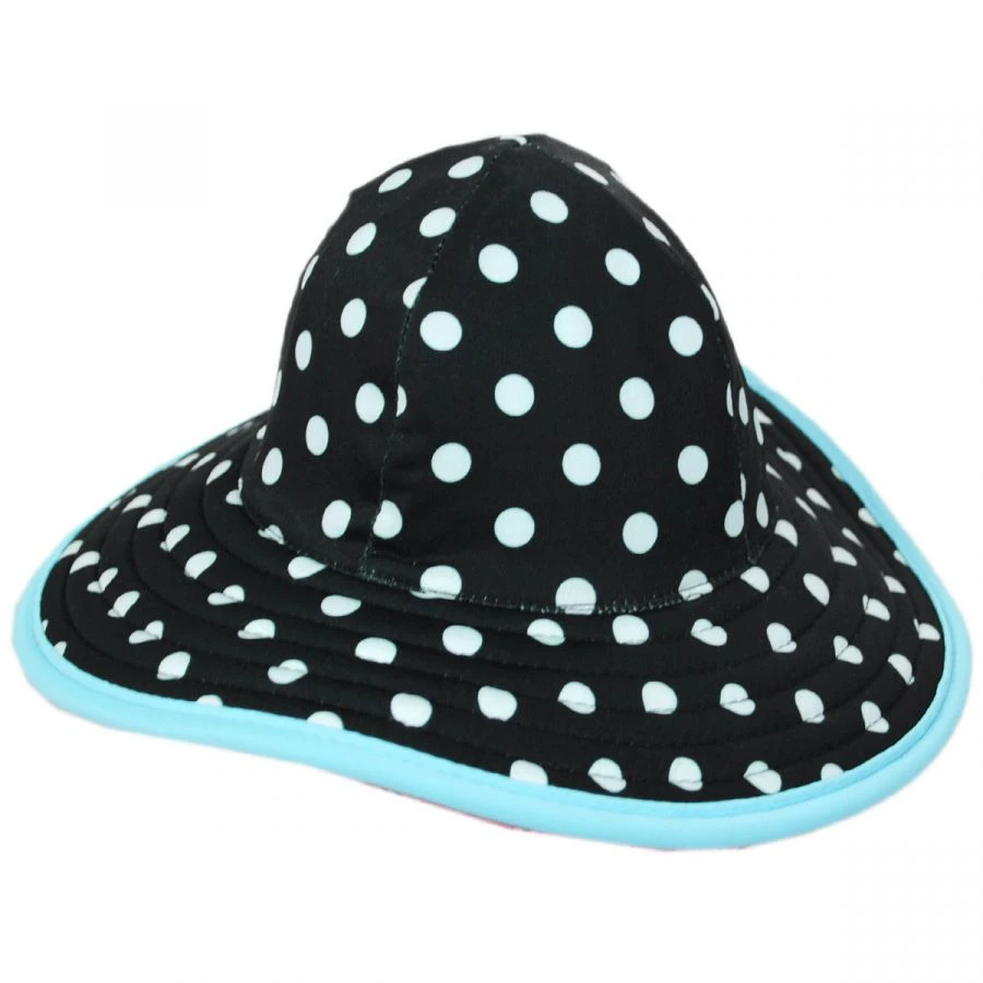 Scala Kids' Sandpiper Swimwear Reversible Sun Hat 4 Scala Kids' Sandpiper Swimwear Reversible Sun Hat - Image 2