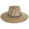 Scala Laeila Palm Straw Fedora Hat -Novel Accessories 393260