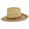 Scala Tacoma Raffia Straw Outback Hat -Novel Accessories 393323