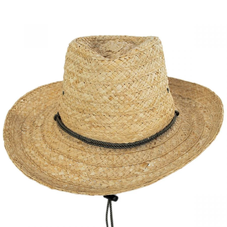 Scala Tacoma Raffia Straw Outback Hat 4 Scala Tacoma Raffia Straw Outback Hat - Image 2