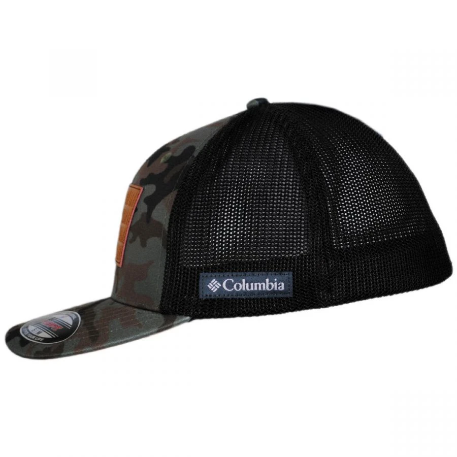 Columbia Sportswear Tree Flag Mesh Flexfit Fitted Baseball Cap - Camouflage 4 Columbia Sportswear Tree Flag Mesh Flexfit Fitted Baseball Cap - Camouflage - Image 2