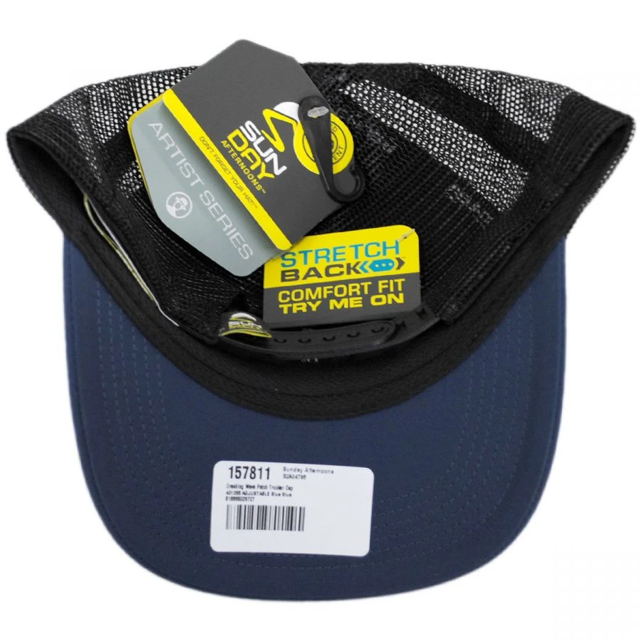 Sunday Afternoons Crashing Wave Patch Trucker Snapback Baseball Cap 5 Sunday Afternoons Crashing Wave Patch Trucker Snapback Baseball Cap - Image 3