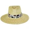 Joanna Wheat Straw Fedora Hat - Natural/Cream 1 Joanna Wheat Straw Fedora Hat - Natural/Cream -Novel Accessories 394916