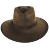 Jo Wool Felt Rancher Fedora Hat - Toffee -Novel Accessories 400230