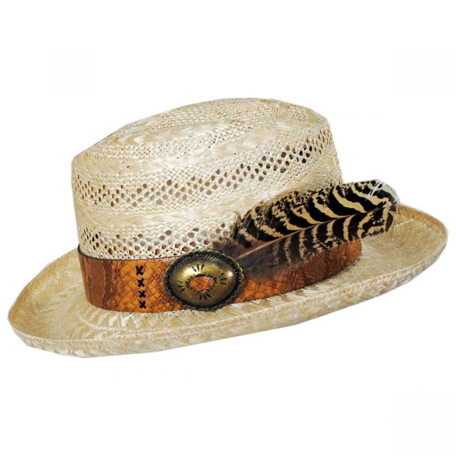 RENEGADE Shade Sisal Straw Homburg Hat 4 RENEGADE Shade Sisal Straw Homburg Hat - Image 2