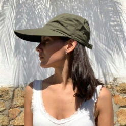 Torrey UPF 50+ Long Bill Adjustable Baseball Cap - Olive