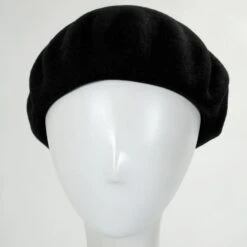 Novel Accessories 37 Audrey Wool Beret - Black