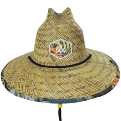 Canopy Straw Lifeguard Hat