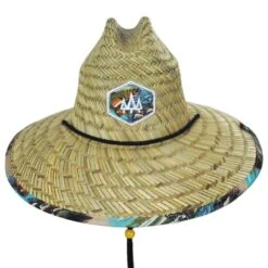 Dry Fly Straw Lifeguard Hat