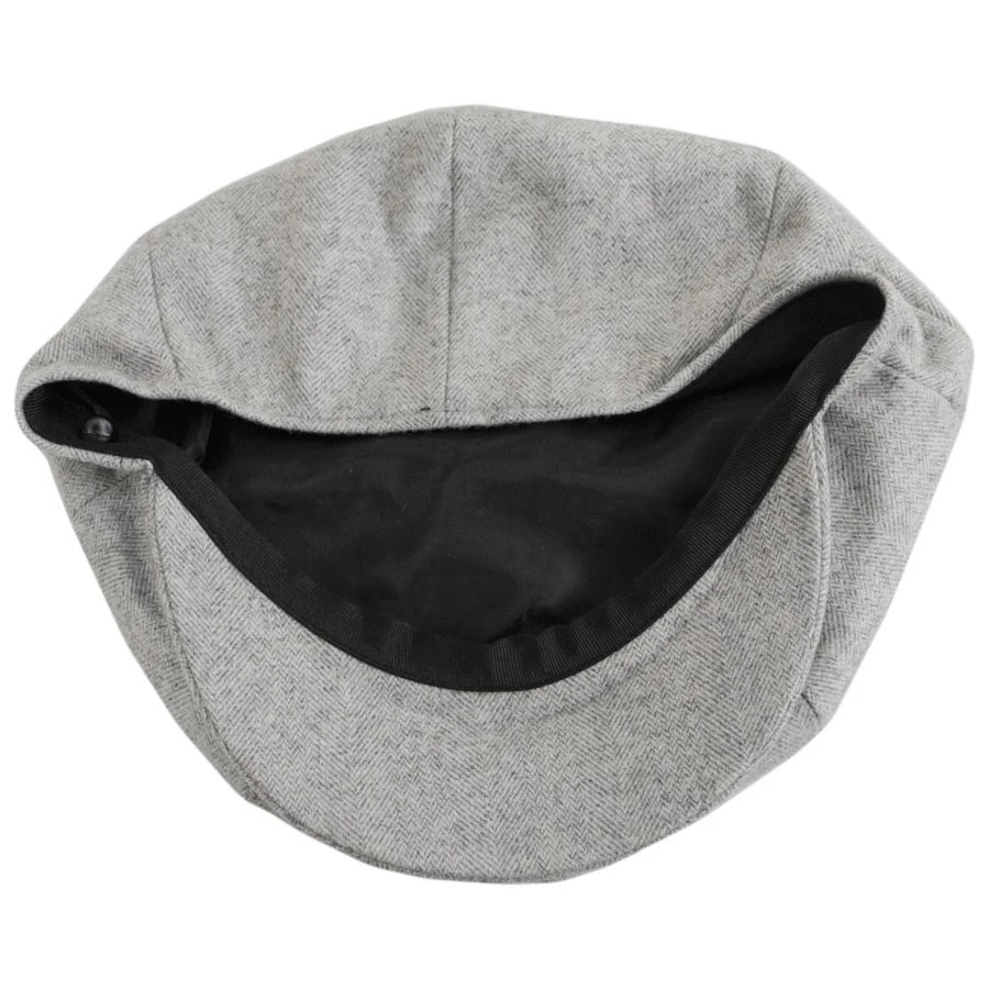 Tecolote Herringbone Wool Blend Newsboy Cap 5 Tecolote Herringbone Wool Blend Newsboy Cap - Image 3