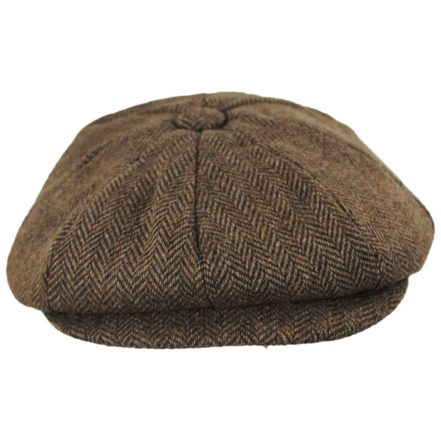 Bird Rock Herringbone Wool Blend Newsboy Cap 3 Bird Rock Herringbone Wool Blend Newsboy Cap