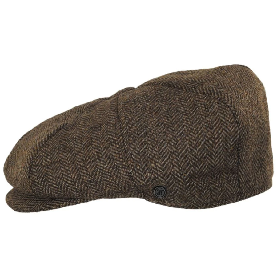 Bird Rock Herringbone Wool Blend Newsboy Cap 4 Bird Rock Herringbone Wool Blend Newsboy Cap - Image 2