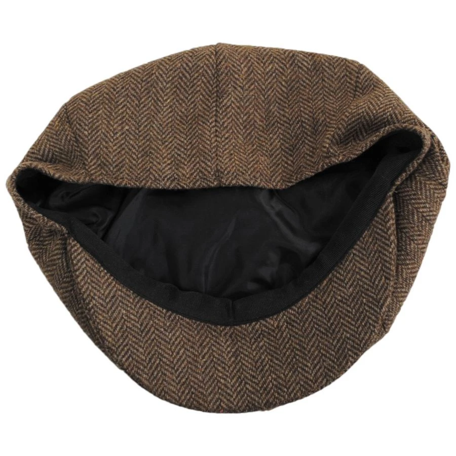 Bird Rock Herringbone Wool Blend Newsboy Cap 5 Bird Rock Herringbone Wool Blend Newsboy Cap - Image 3