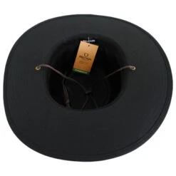 Field X DWR Recycled Aussie Hat - Black -Novel Accessories 407384