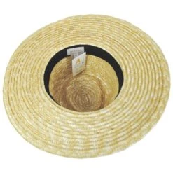 Joanna Wheat Straw Fedora Hat - Natural/Taupe -Novel Accessories 408503