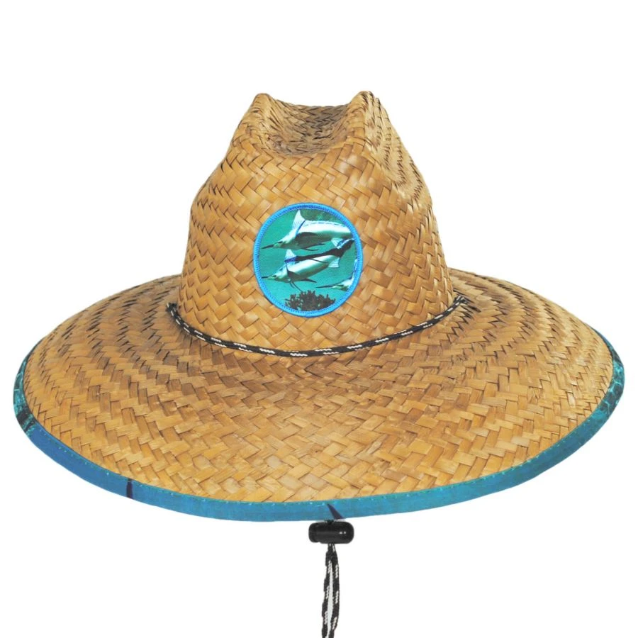 Marlin Coconut Straw Lifeguard Hat 3 Marlin Coconut Straw Lifeguard Hat