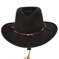 Stetson Wildwood Crushable Wool Felt Outback Hat