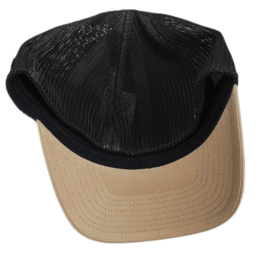 Columbia Sportswear Tree Flag Mesh Flexfit Fitted Baseball Cap - Natural/Navy 5 Columbia Sportswear Tree Flag Mesh Flexfit Fitted Baseball Cap - Natural/Navy - Image 3