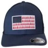 Columbia Sportswear Tree Flag Mesh Flexfit Fitted Baseball Cap - Dark Blue -Novel Accessories 411815
