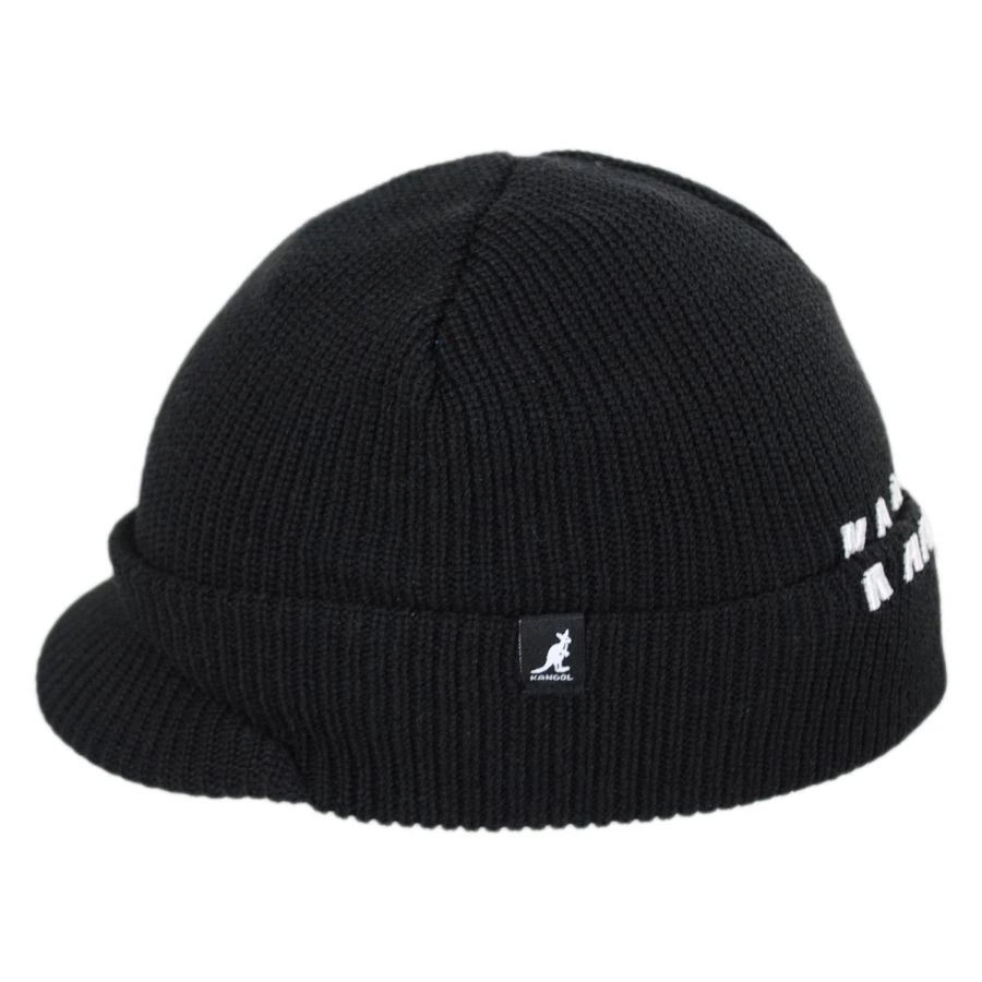 Kangol Sliced Peak Billed Beanie Hat 3 Kangol Sliced Peak Billed Beanie Hat