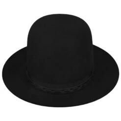 Bailey Brodnax Shapeable Open Crown Wool Felt Fedora Hat