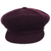 Kangol Spitfire Wool Newsboy Cap - Wine