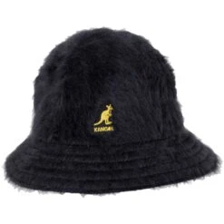 Kangol Furgora Casual Bucket Hat - Black/Gold
