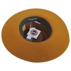 Georgia Wide Brim Wool Felt Fedora Hat -Novel Accessories 418175