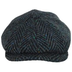 Glendowan Donegal Tweed Wool Newsboy Cap