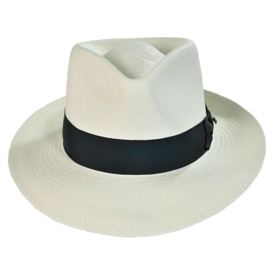 Scala Panama Hot Springs Straw C-Crown Fedora Hat 3 Scala Panama Hot Springs Straw C-Crown Fedora Hat