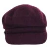 Crystal Wool Cap - Plum 2 Crystal Wool Cap - Plum -Novel Accessories 423743