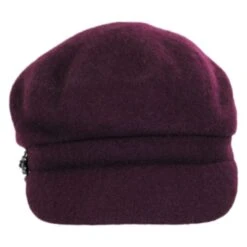Crystal Wool Cap - Plum