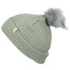 Alison Faux Fur Pom Beanie Hat -Novel Accessories 425345