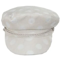 Ashland Polka Dot Cotton Blend Fiddler's Cap