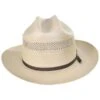 Stetson Open Road 10X Shantung Vented Straw Western Hat 1 Stetson Open Road 10X Shantung Vented Straw Western Hat -Novel Accessories 426647