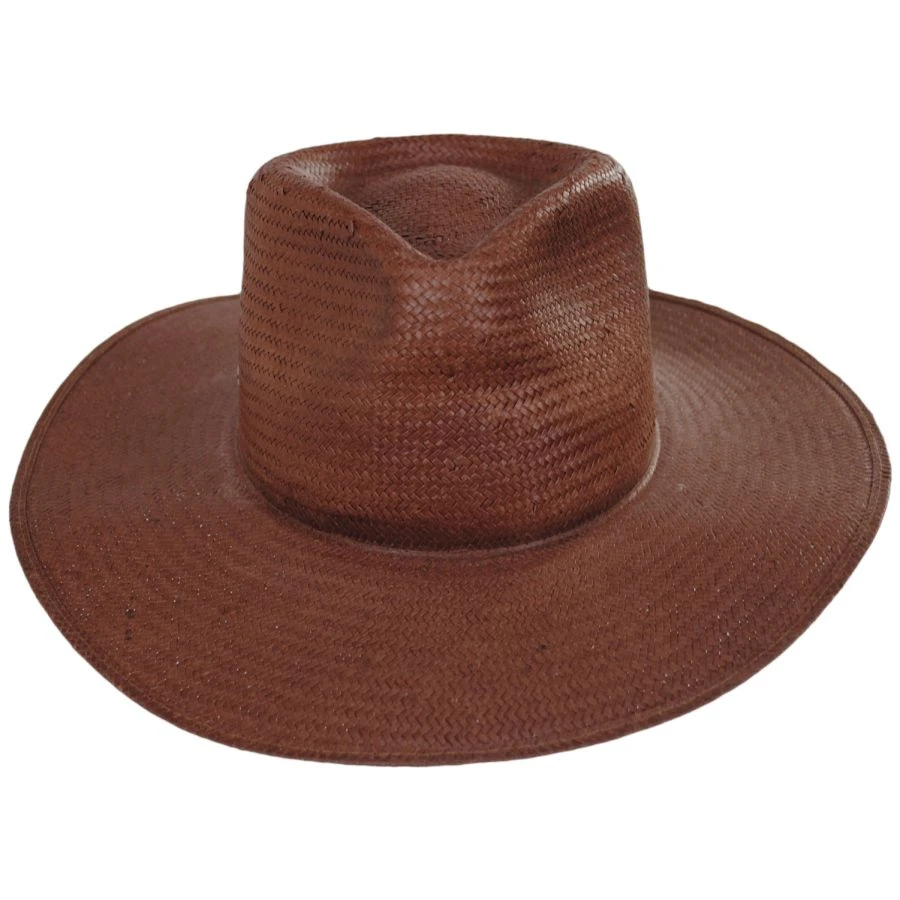 Geraldine Toyo Straw Rancher Fedora Hat 3 Geraldine Toyo Straw Rancher Fedora Hat