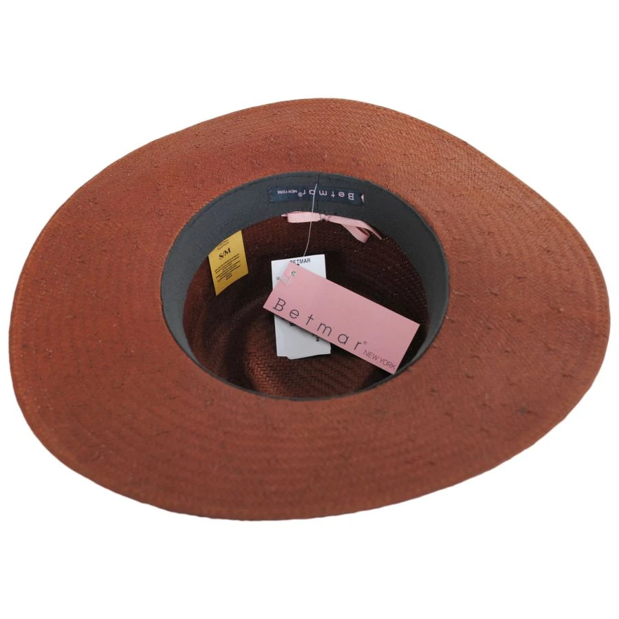Geraldine Toyo Straw Rancher Fedora Hat 5 Geraldine Toyo Straw Rancher Fedora Hat - Image 3