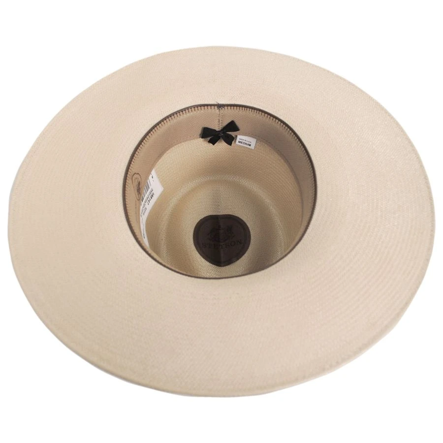 Stetson Atacama Shantung Straw Fedora Hat - Silverbelly 5 Stetson Atacama Shantung Straw Fedora Hat - Silverbelly - Image 3