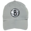 '47 BRAND Brooklyn Nets NBA Clean Up Strapback Baseball Cap Dad Hat 2 '47 BRAND Brooklyn Nets NBA Clean Up Strapback Baseball Cap Dad Hat -Novel Accessories 428289