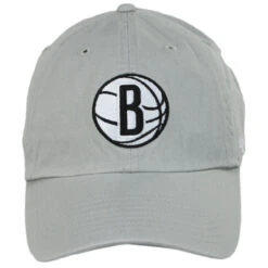 '47 BRAND Brooklyn Nets NBA Clean Up Strapback Baseball Cap Dad Hat