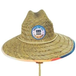 Sun Burst Rush Straw Lifeguard Hat